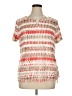 Allison Daley Red Short Sleeve Blouse Size XL - photo 1