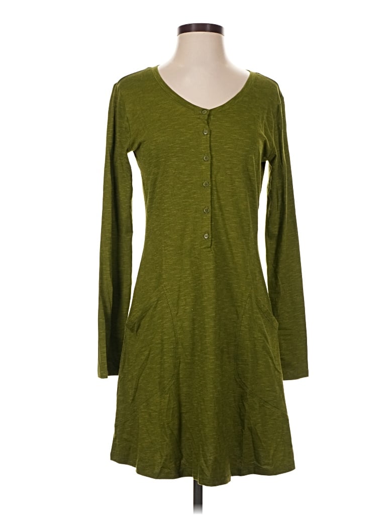 Pre-owned Horny Toad Casual Dress In Green