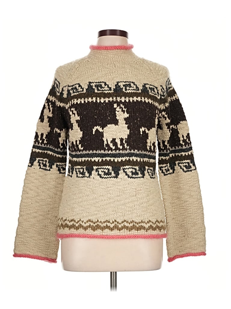 Pre-owned Jcrew Pullover Sweater In Tan
