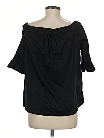 MICHAEL Michael Kors 3/4 Sleeve Button-Down Shirt (view 2)