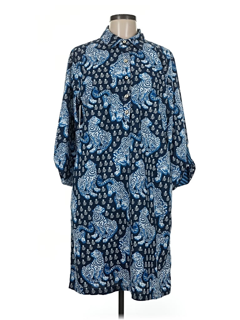 Pre-owned Printfresh Casual Dress In Blue