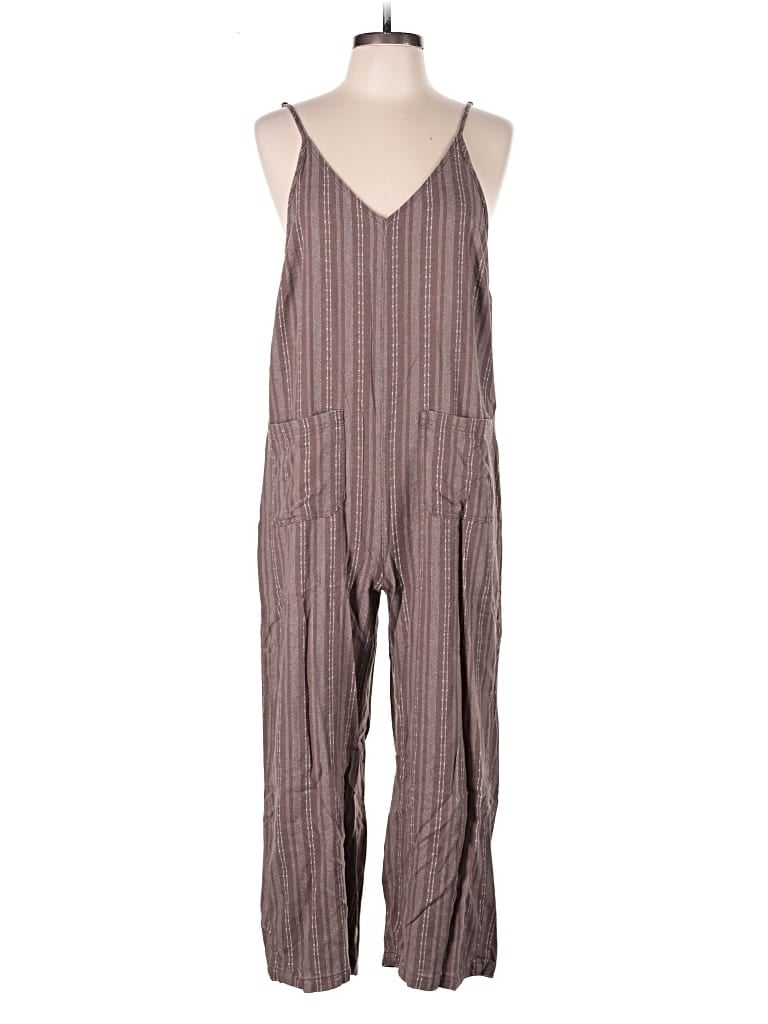 Pre-owned Rewash Jumpsuit In Brown