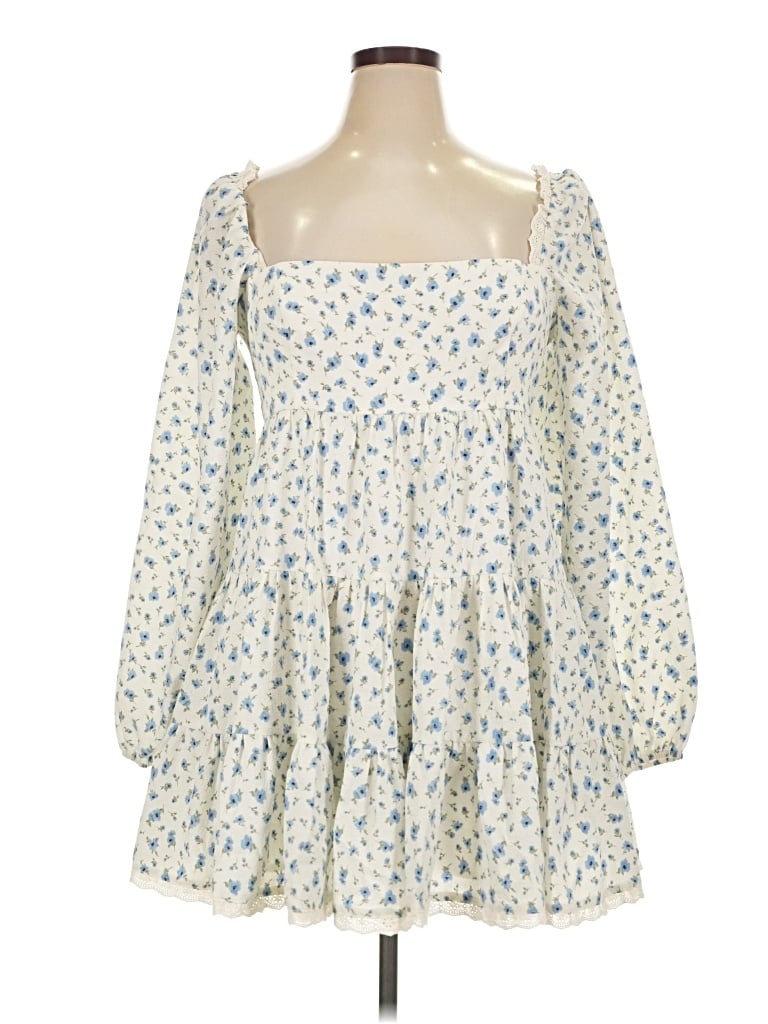 Pre-owned Arula Casual Dress In Ivory