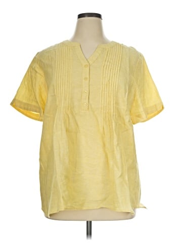 Coldwater Creek Short Sleeve Blouse (view 1)