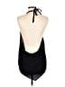 Anthropologie 100% Polyester Black Halter Top Size XL - photo 2