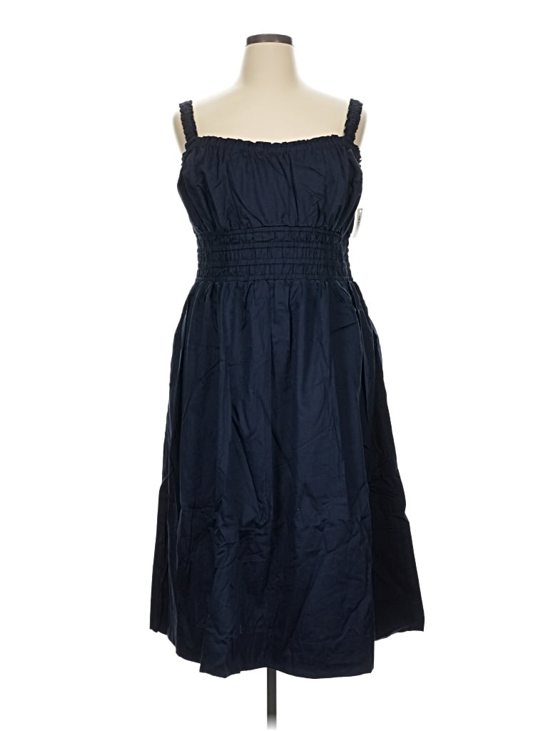 Pre-owned Amazon Essentials Casual Dress In Blue