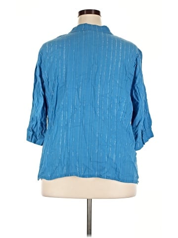 Venezia 3/4 Sleeve Button-Down Shirt (view 2)