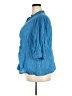 Venezia Blue 3/4 Sleeve Button-Down Shirt Size 26 - 28 Plus - photo 5