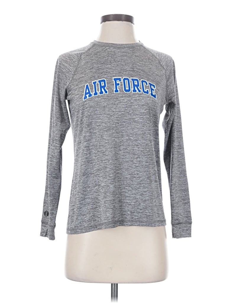 Pre-owned Holloway Long Sleeve T-shirt In Gray