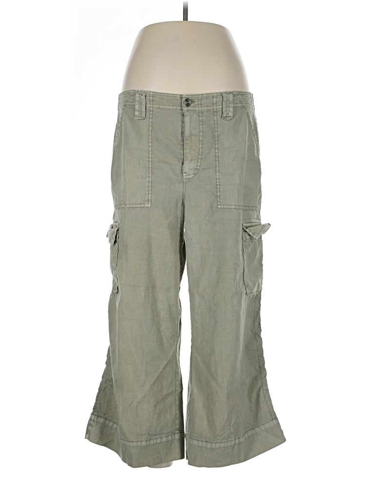 Pre-owned Marrakech Linen Pants In Green