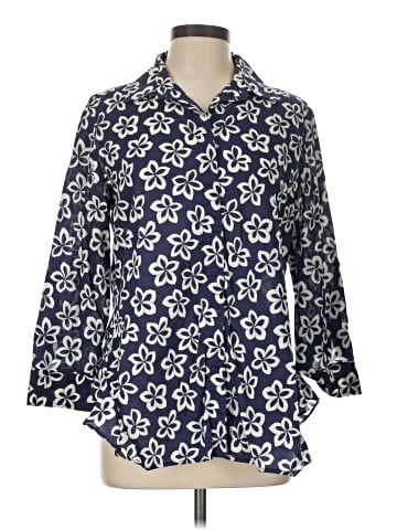 Finley 3/4 Sleeve Button-Down Shirt (view 1)