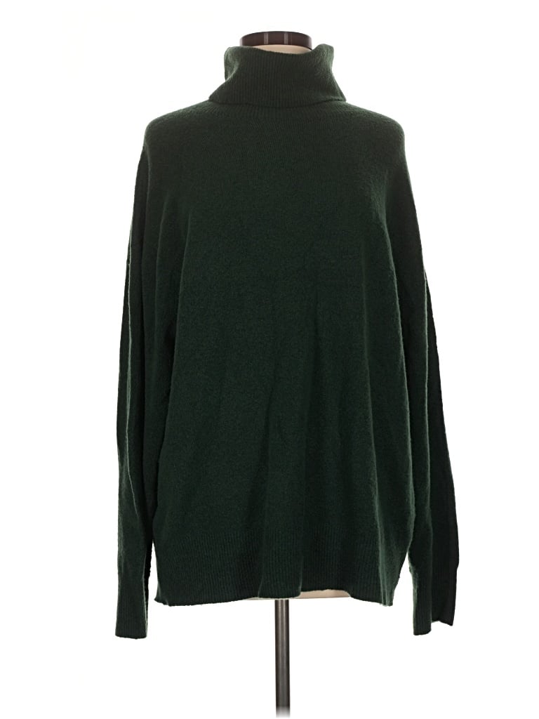 Pre-owned Z Supply Turtleneck Sweater In Green