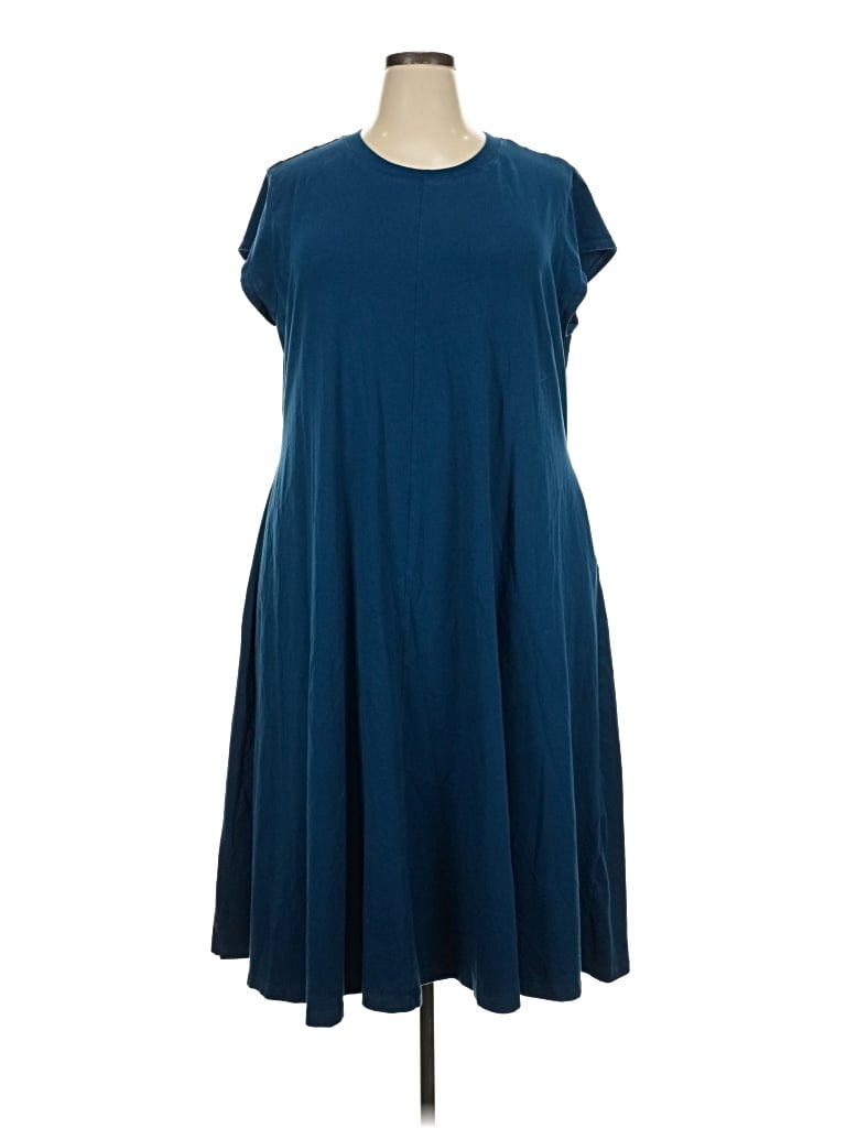 Pre-owned Universal Standard Casual Dress In Blue