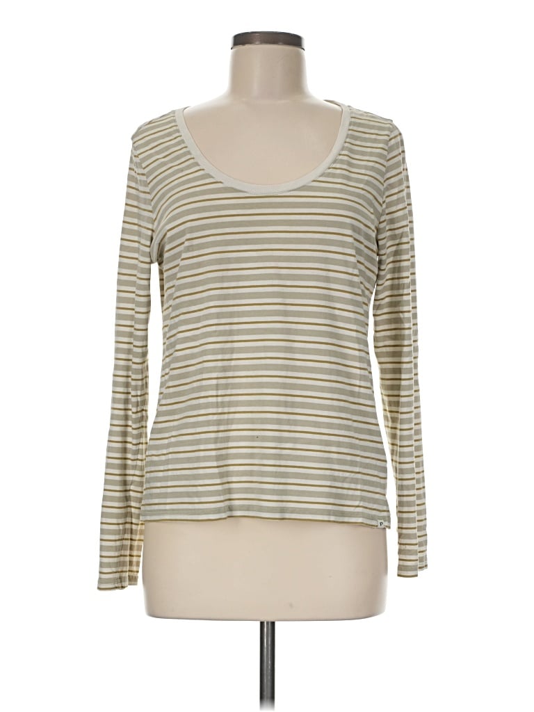 Pre-owned Pact Long Sleeve T-shirt In Ivory