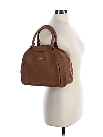 DKNY Leather Satchel (view 2)