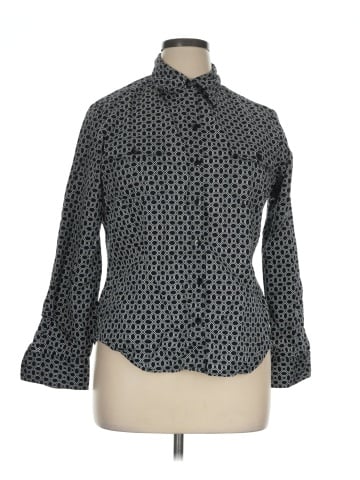 AK Anne Klein 3/4 Sleeve Blouse (view 1)