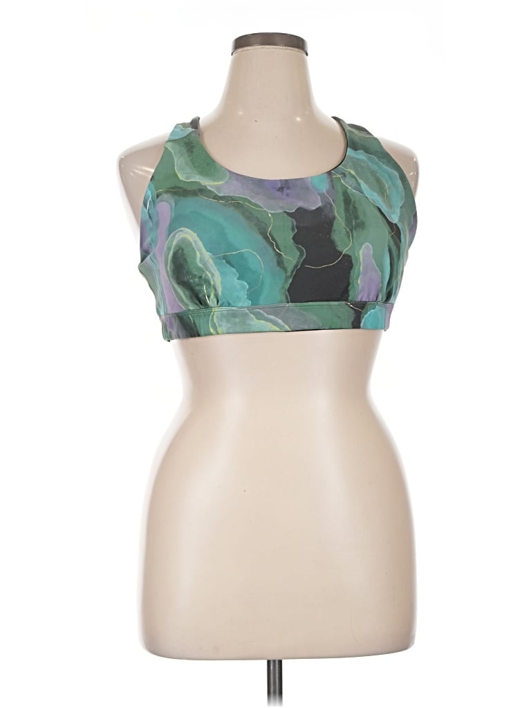 Pre-owned C Established 1946 Tank Top Green Halter Neckline Tops