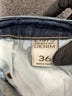 Zara Basic Hearts Blue Jeans Size 36 waist - photo 7