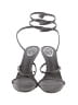Rene Caovilla Gray Black Sandals Size EU 41 1/2 - photo 2