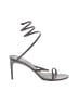 Rene Caovilla Gray Black Sandals Size EU 41 1/2 - photo 1