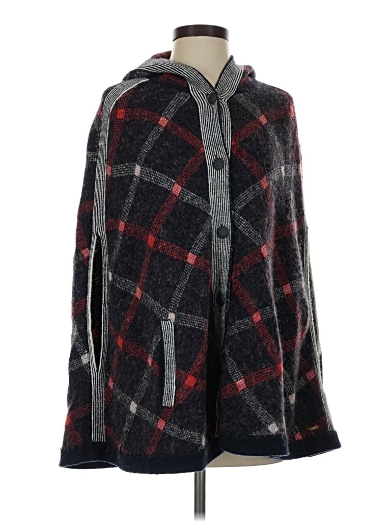 Pre-owned Tommy Hilfiger Poncho In Red