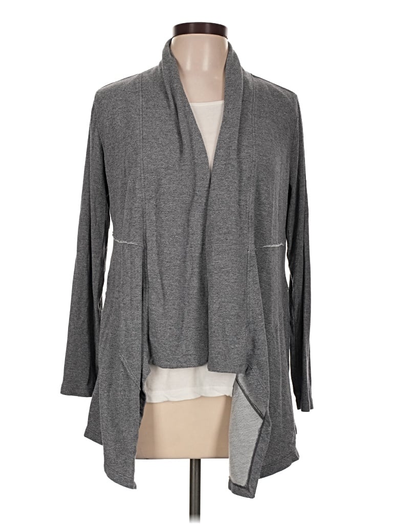 Pre-owned Calvin Klein Performance Cardigan Sweater In Gray