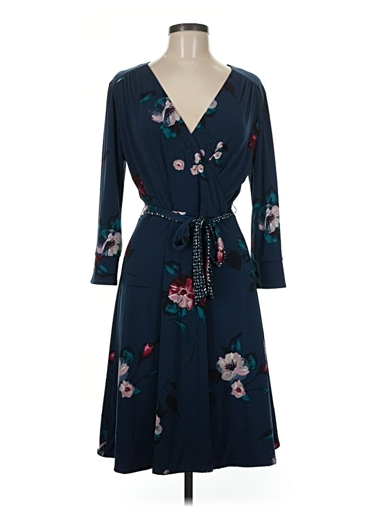 Pre-owned Echo Casual Dress In Blue