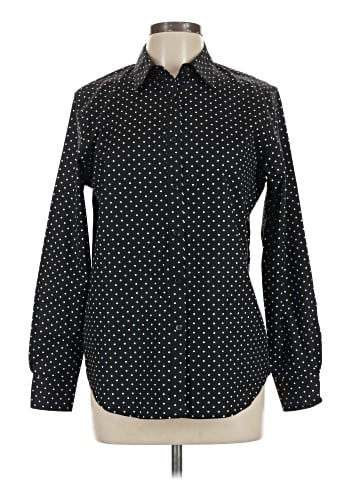 Jones New York Signature Long Sleeve Button-Down Shirt (view 1)