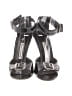 Manolo Blahnik Gray Black Sandals Size EU 38 - photo 2