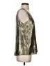 J.Crew Metallic Silver Sleeveless Blouse Size 4 - photo 4