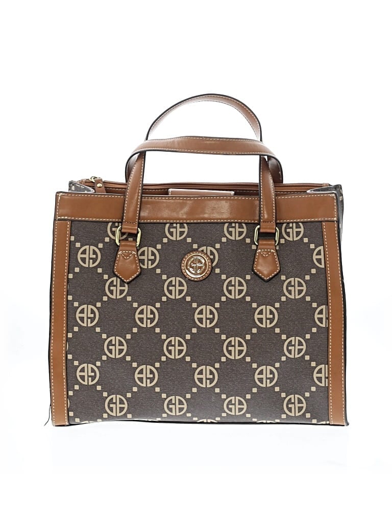 Pre-owned Giani Bernini Tote Bag In Brown