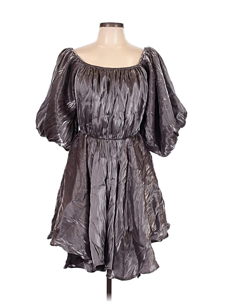 Pre-owned Arula Cocktail Dress In Gray