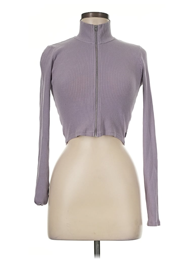 Pre-owned Tna Cardigan Sweater In Purple