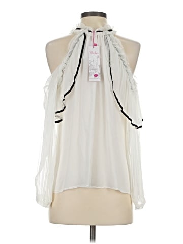 Parker Sleeveless Silk Top (view 2)