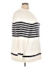 Lane Bryant Stripes Ivory Pullover Sweater Size 26 - 28 Plus - photo 4