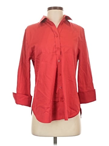 Chico's 3/4 Sleeve Button-Down Shirt (view 1)