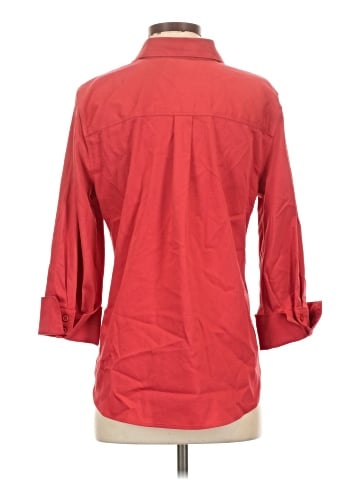 Chico's 3/4 Sleeve Button-Down Shirt (view 2)