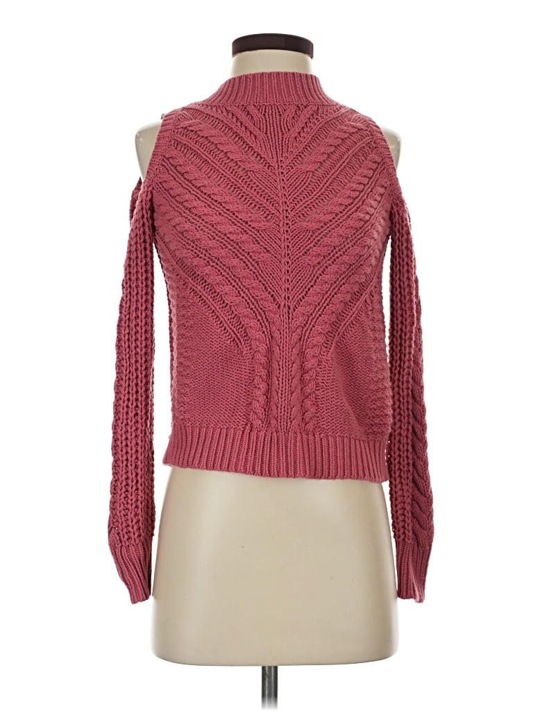 Pre-owned Aéropostale Turtleneck Sweater In Burgundy