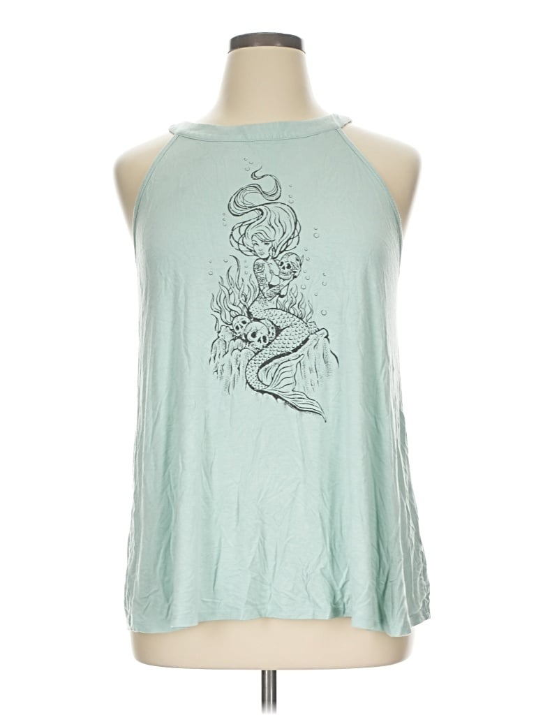 Pre-owned Torrid Sleeveless T-shirt In Green