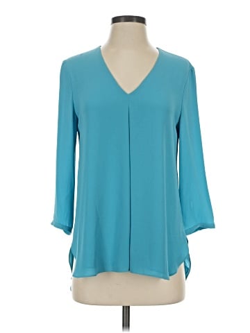 White House Black Market 3/4 Sleeve Blouse (view 1)