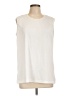 BonWorth 100% Polyester Ivory Sleeveless Top Size L - photo 1