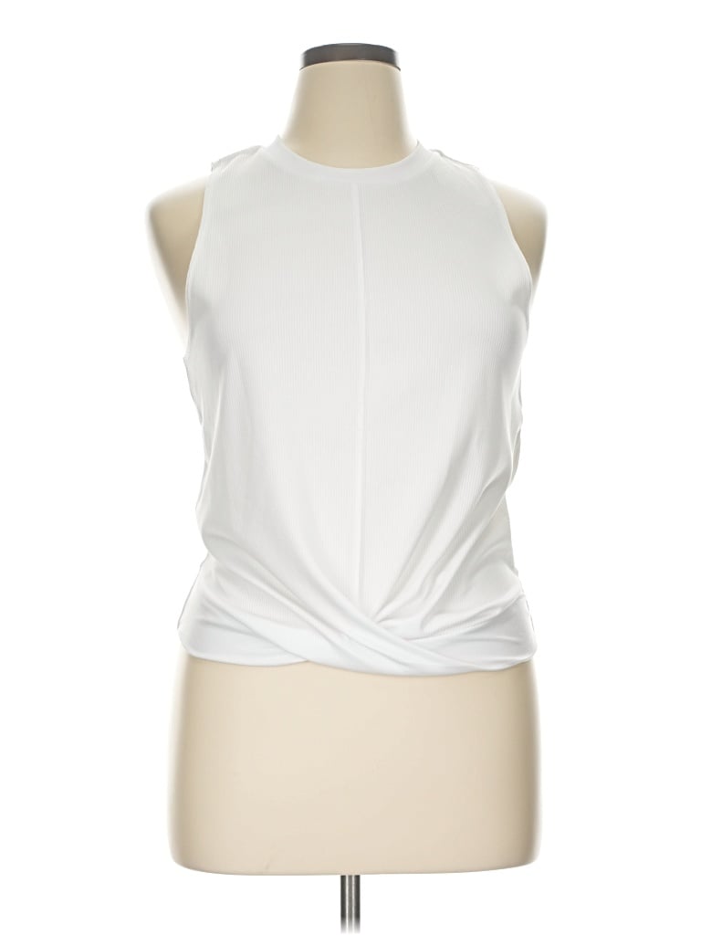 Pre-owned Marika Sleeveless T-shirt In White