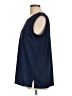 BonWorth 100% Polyester Blue Sleeveless Top Size L - photo 5