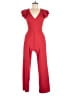 Francesca's Solid Red Jumpsuit Size S - photo 1