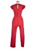 Francesca's Solid Red Jumpsuit Size S - photo 2
