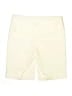 Chico's Solid Ivory Shorts Size Med (1.5) - photo 2