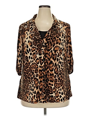 Perseption 3/4 Sleeve Blouse (view 1)