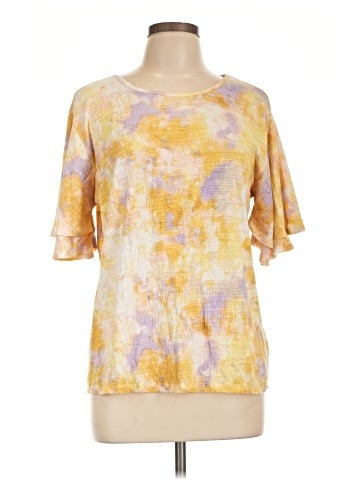 WallpapHER Short Sleeve Blouse (view 1)