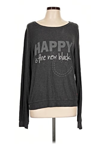 Peace Love World Pullover Sweater (view 1)