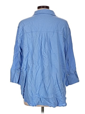 Hering Fashion 3/4 Sleeve Button-Down Shirt (view 2)